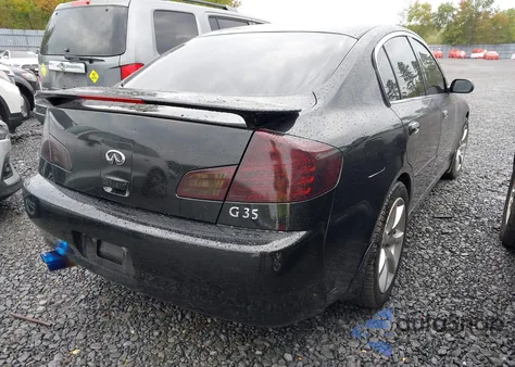 2003 Infiniti G35 Luxury Leather z USA, uszkodzony, nr VIN JNKCV51E73M013281